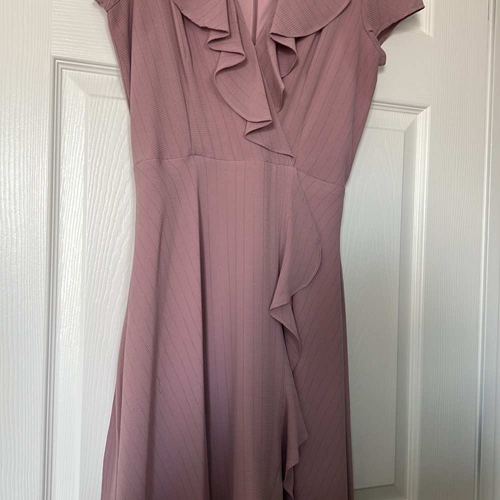 Mauve Ruffle Dress - Picture 5 of 9